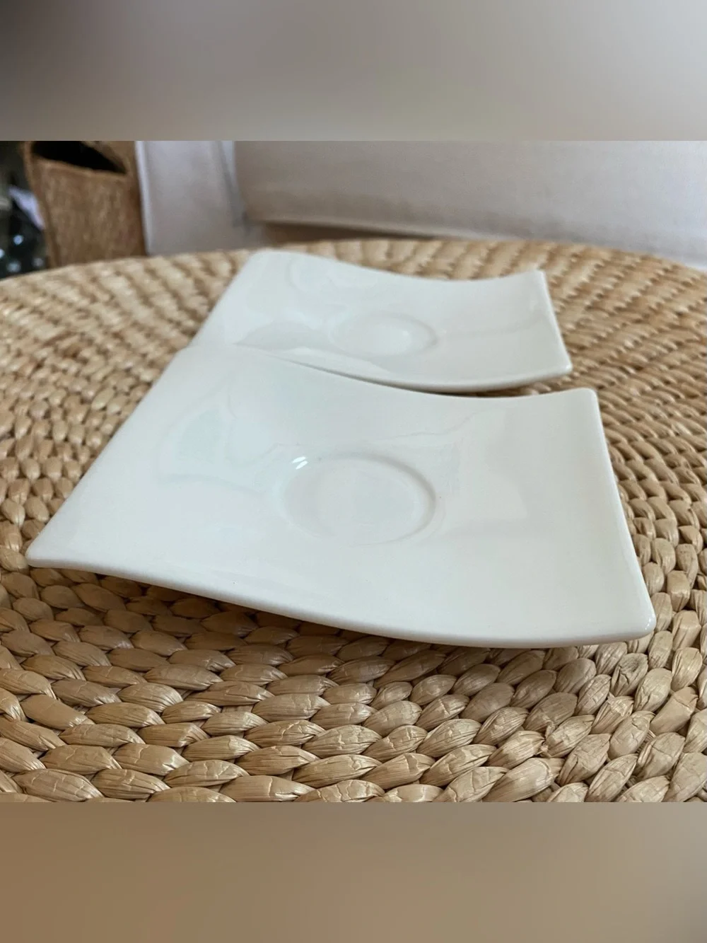 2 Villeroy & Boch New Wave Coffee Espresso Saucers Replacements Germany